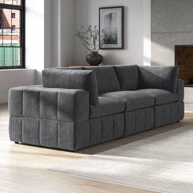Home by Sean Catherine Lowe Veda 118 Square Arm Sofa Reviews Wayfair